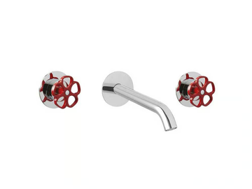 FLORA 6320310F - 3 hole wall-mounted washbasin mixer by QD Magistro Lab - view 2